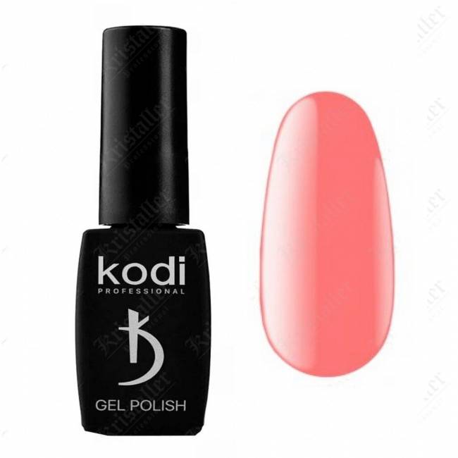 Гель-лак Kodi №50SL Коралловый, яркий розово-оранжевый, эмаль