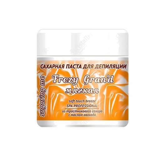 Сахарная паста для депиляции мягкая из тростникового сахара с маслом авокадо