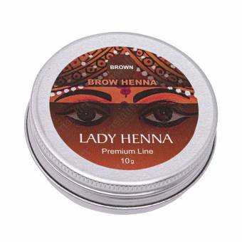 Краска для бровей на основе хны коричневая, Lady Henna Premium Line Краска для бровей на основе хны коричневая, Lady Henna Premium Line