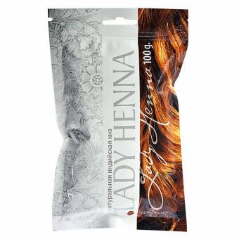 Натуральная индийская хна, Lady Henna, коричневый Натуральная индийская хна, Lady Henna, коричневый